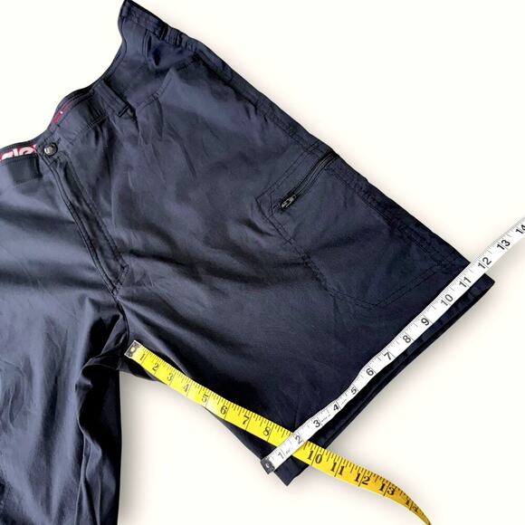 Wrangler Outdoor Flex Performance Zip Cargo Shorts Stretch Men Size 42 Off Black - Picture 11 of 12